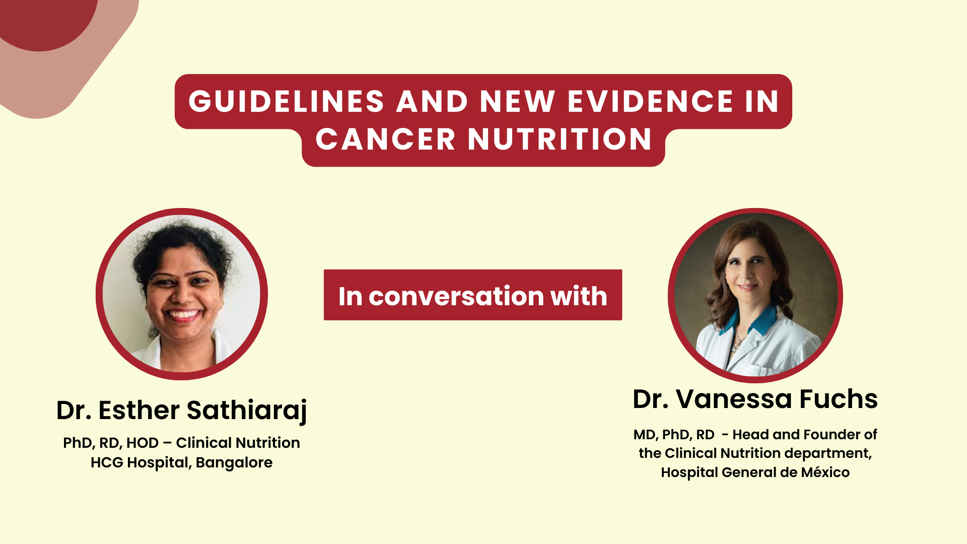 Guidelines and Emerging Evidence in Cancer Nutrition